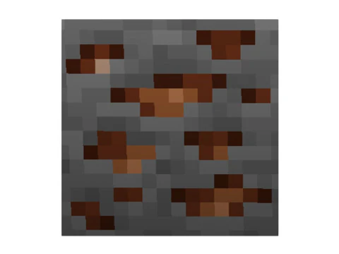 マインクラフト ブロンズ 3Dモデル