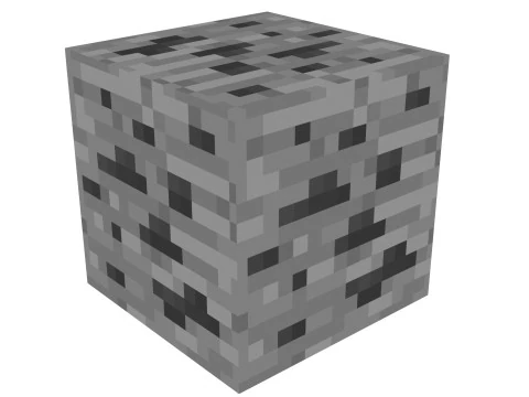 Batubara Minecraft Model 3D