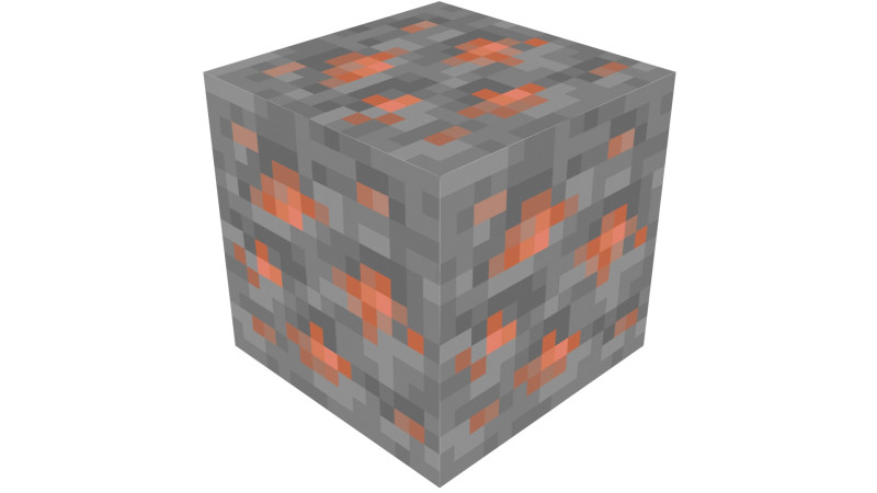 Minecraft Copper 3D Model .c4d .max .obj .3ds .fbx .stl .blend 