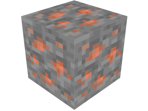 Minecraft Copper 3D Model