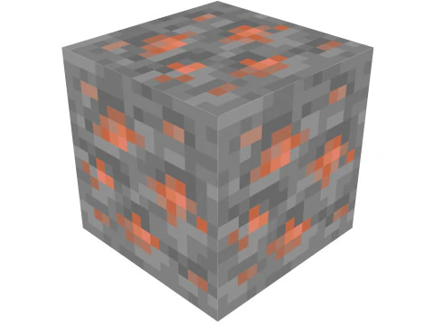 Tembaga Minecraft Model 3D