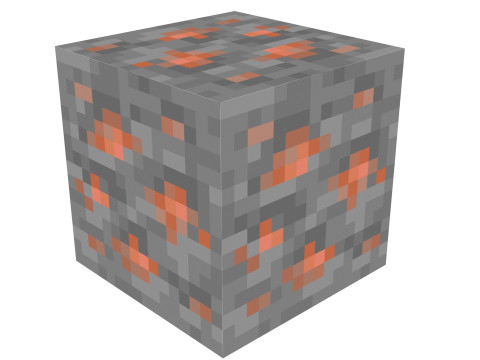 Minecraft Copper 3D Model