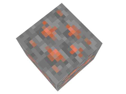 Minecraft Copper 3D Model