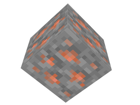 Minecraft Copper 3D Model