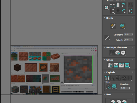 Minecraft Copper 3D Model