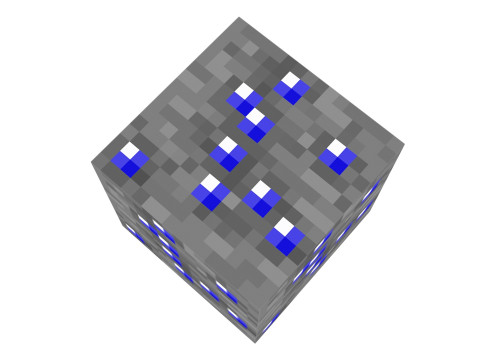 Minecraft Sapphire Model 3D