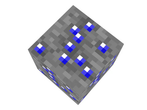 Minecraft Sapphire 3D Model