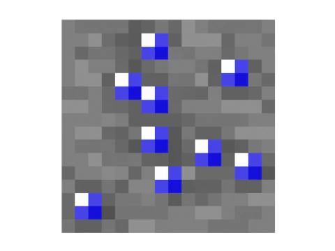 Minecraft Sapphire 3D Model