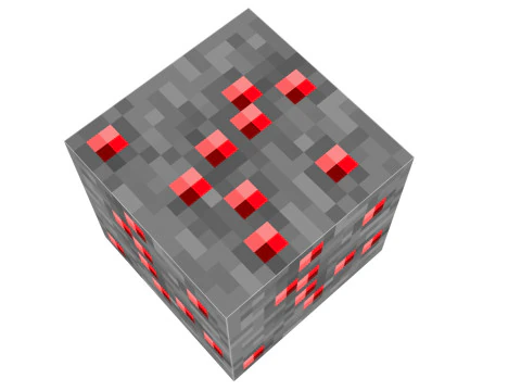 마인크래프트 루비 3D 모델