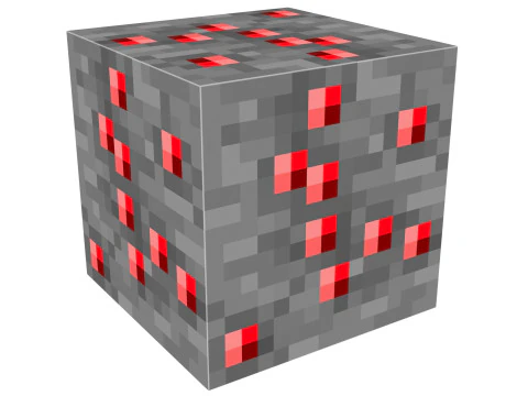 마인크래프트 루비 3D 모델