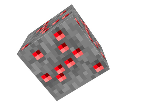 마인크래프트 루비 3D 모델