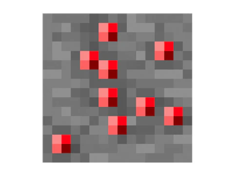 마인크래프트 루비 3D 모델