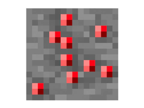 마인크래프트 루비 3D 모델