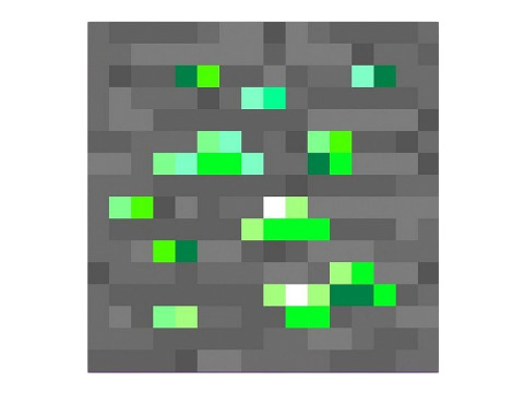 Minecraft Emerald 3D Model