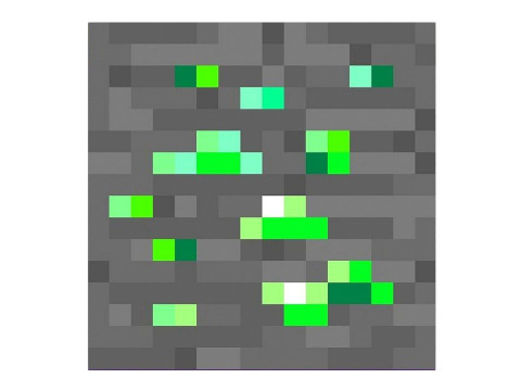 Minecraft Emerald 3D Model