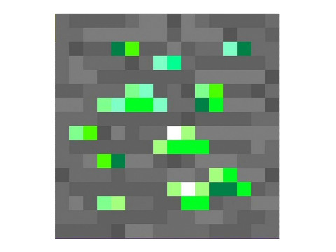 Minecraft Emerald 3D Model