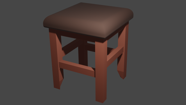 Stool 3D मॉडल .c4d .max .obj .3ds .fbx .stl .blend 