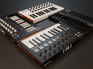 Arturia MiniLab MK2 MIDI Keyboard 3D Model