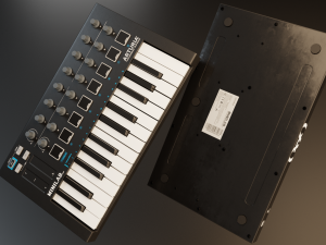 Arturia MiniLab MK2 MIDI Keyboard 3D Model