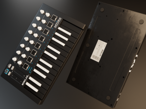 Arturia MiniLab MK2 MIDI Keyboard 3D Model