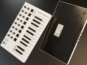 Arturia MiniLab MK2 MIDI Keyboard 3D Model