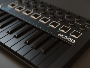 Arturia MiniLab MK2 MIDI Keyboard 3D Model