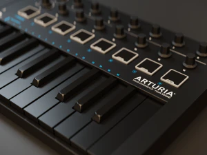 Arturia MiniLab MK2 MIDI Keyboard 3D Model