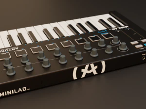 Arturia MiniLab MK2 MIDI Keyboard 3D Model