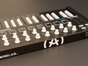 Arturia MiniLab MK2 MIDI Keyboard 3D Model