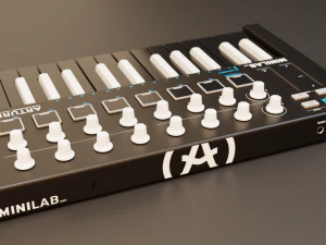 Arturia MiniLab MK2 MIDI Keyboard 3D Model