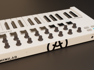 Arturia MiniLab MK2 MIDI Keyboard 3D Model