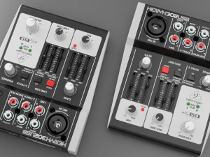 Xenyx302USB Audio Interface 3D Model