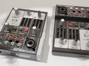 Xenyx302USB Audio Interface 3D Model