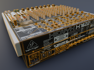 Xenyx1622USB Audio Mixer Modèle 3D