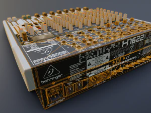 Xenyx1622USB Audio Mixer 3D Model