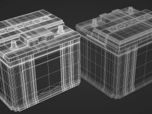 Automotive Battery Pack 3D Model