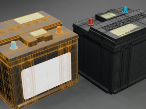 Automotive Battery Pack 3D Model