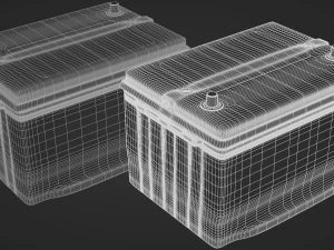Automotive Battery Pack 3D Model