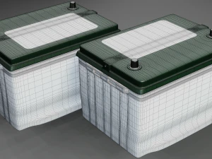 Automotive Battery Pack 3D Model