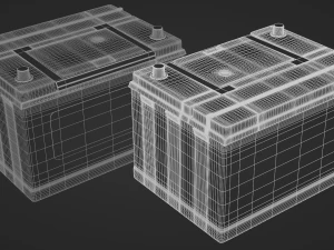 Automotive Battery Pack 3D Model