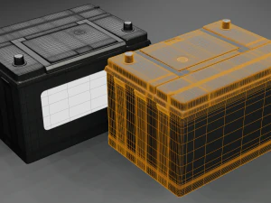 Automotive Battery Pack 3D Model