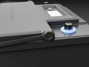 Automotive Battery Pack 3D Model