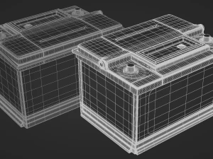 Automotive Battery Pack 3D Model