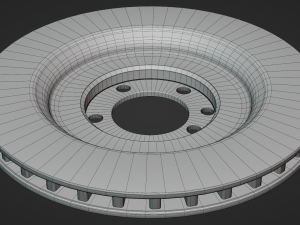 Disc Brake Set Modelo 3D