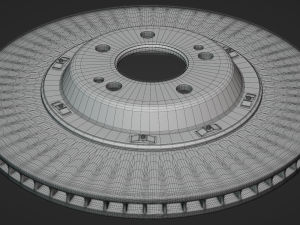 Disc Brake Set Modelo 3D