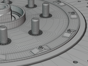 Disc Brake Set Modelo 3D