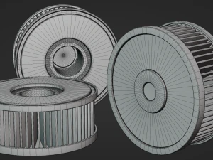 Automotive Filter Pack 3D Model