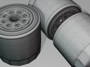 Automotive Filter Pack 3D 模型