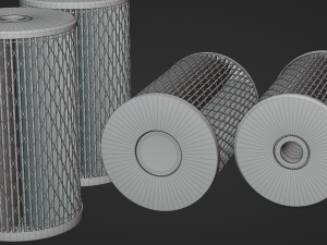 Automotive Filter Pack 3D 模型