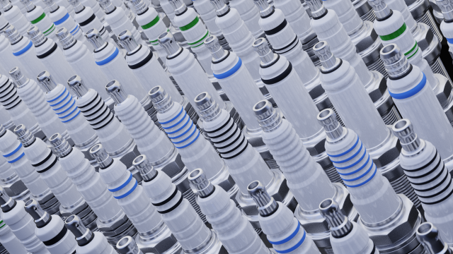 Spark Plug Set 3D-Modell .c4d .max .obj .3ds .fbx .stl .blend 